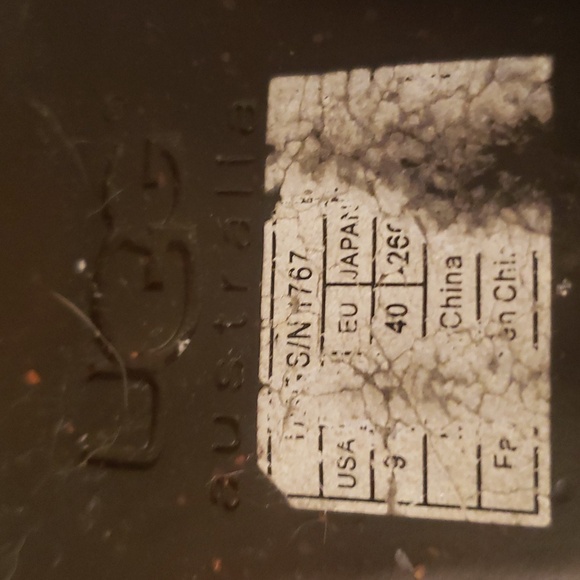 UGG Brook suede thong wedge sandals in tan size 9 - Picture 8 of 8